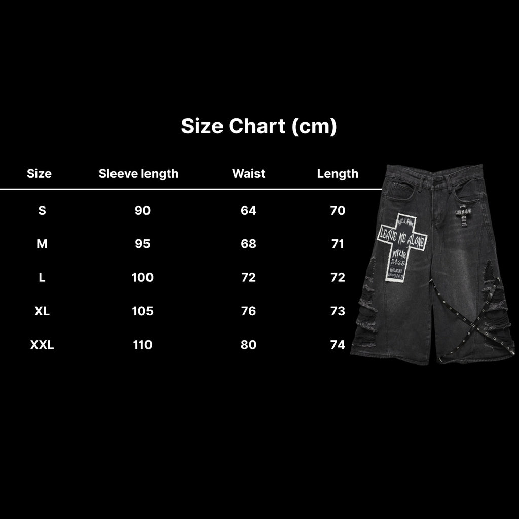 Strap Ripped Denim Shorts 8