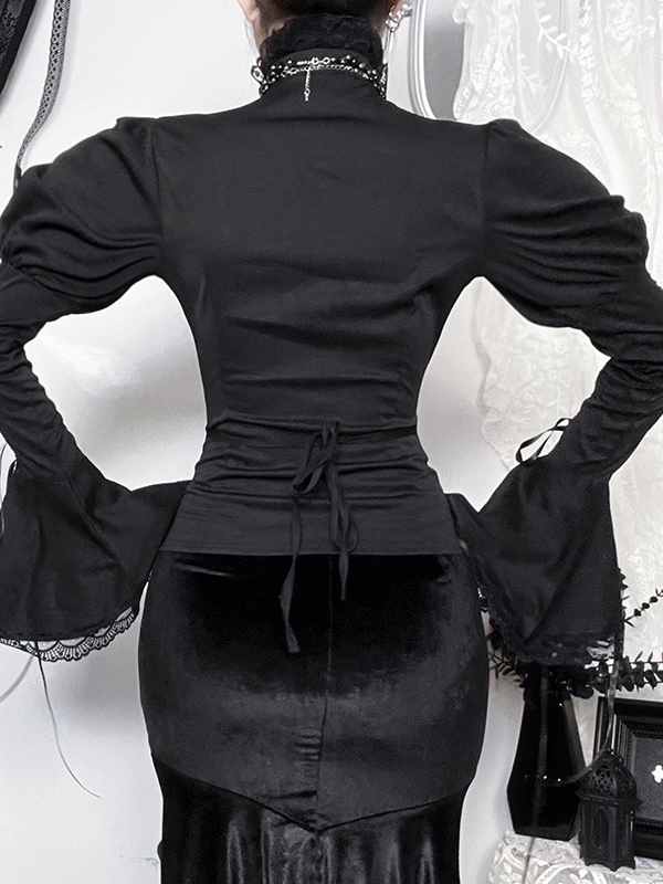 Tailored Bell Sleeve Shirt