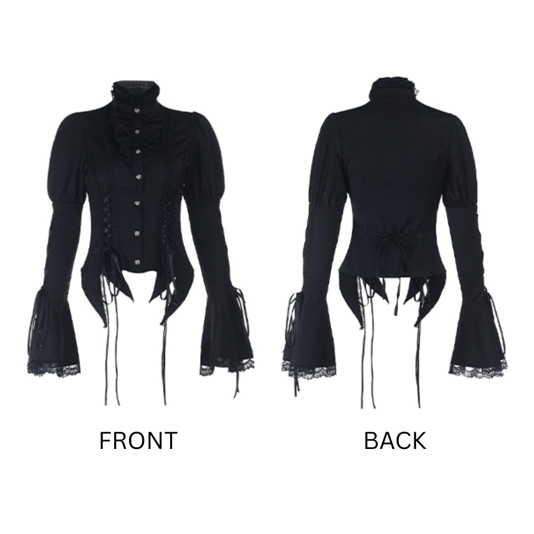 Tailored Bell Sleeve Shirt