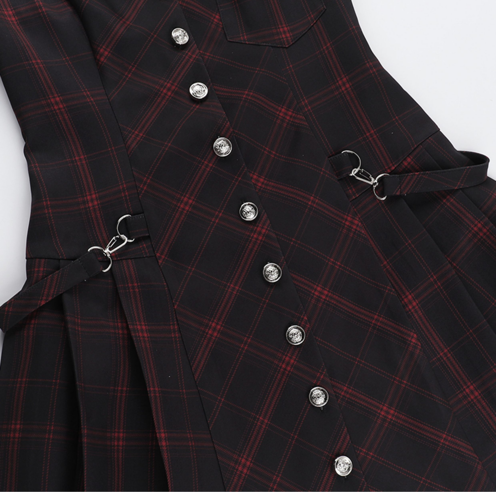 Tartan Button Up Dress 11