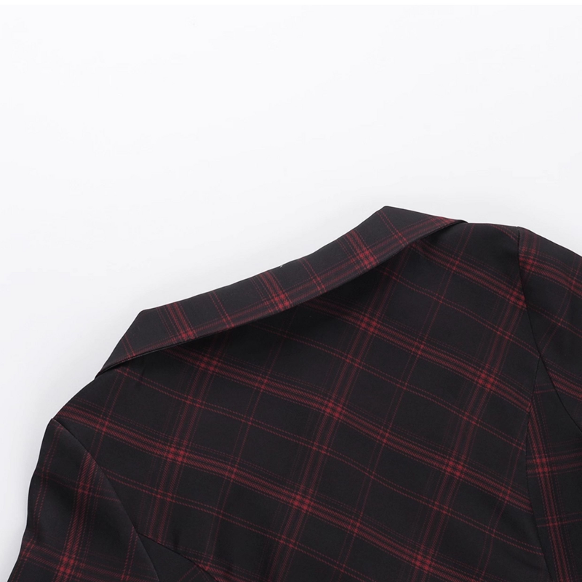 Tartan Button Up Dress 12