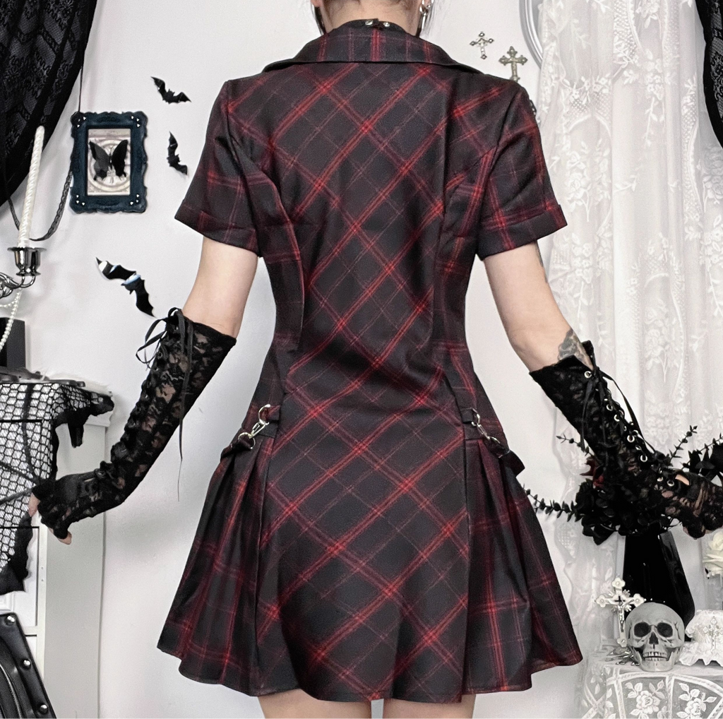 Tartan Button Up Dress 7