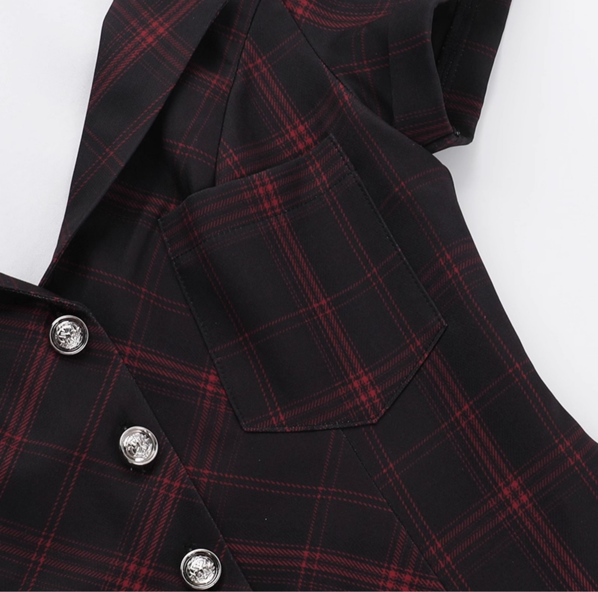 Tartan Button Up Dress 9