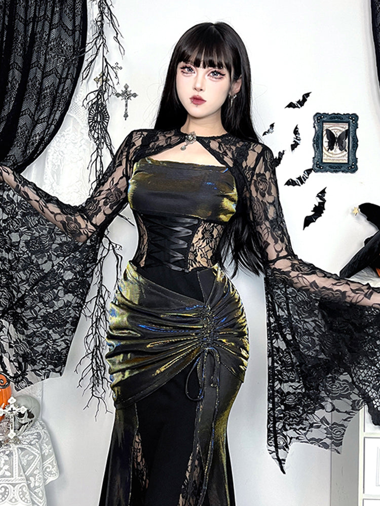 Victorian Floral Lace Bolero 1