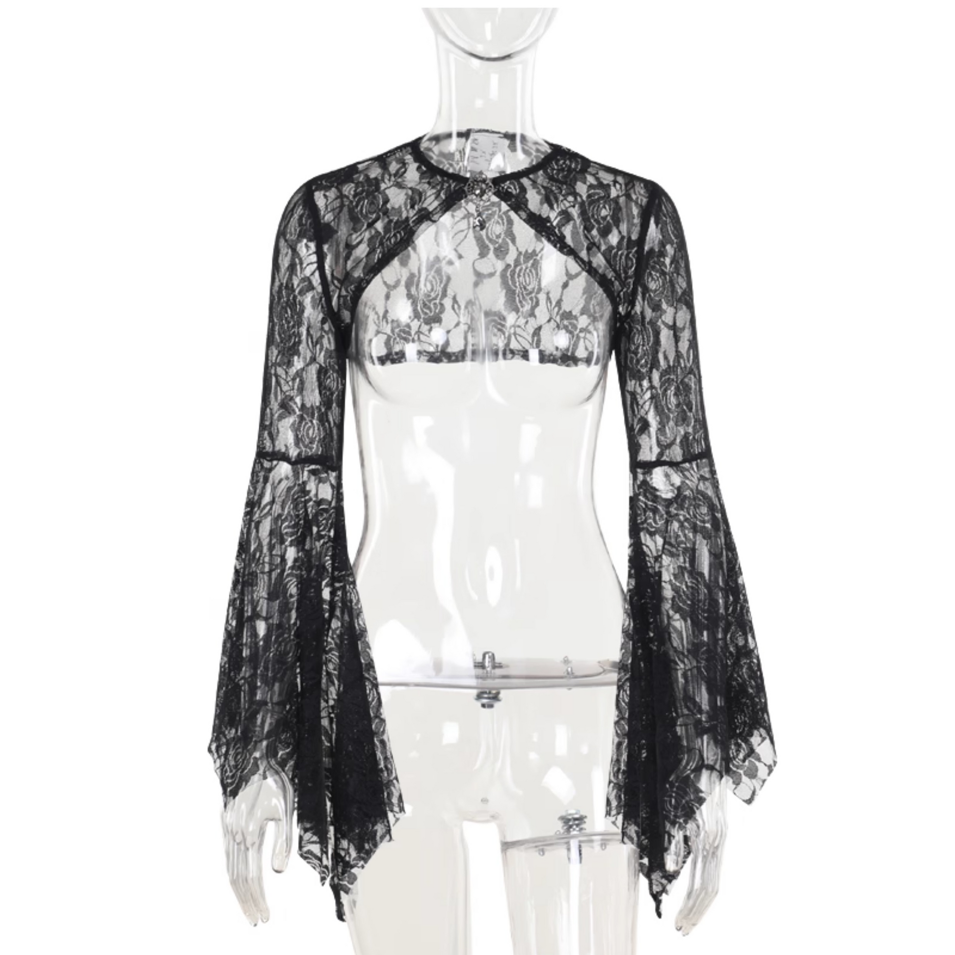 Victorian Floral Lace Bolero 8