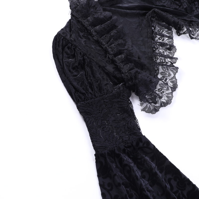 Victorian Lace Flared Sleeve Bolero 7